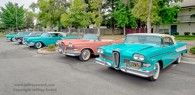 Edsel Owners Club Sacramento, California, August 2015 Photograph by Jeffrey Sward