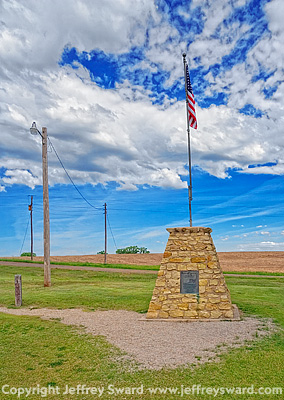 Geographical Center of 48 Contiguous States Lebanon Kansas Photograph by Jeffrey Sward