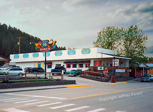 Route 16 Diner Hill City South Dakota Photograph by Jeffrey Sward