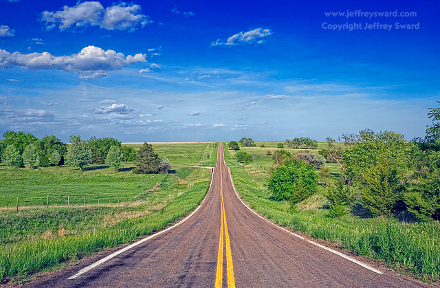 Highway 191 Geographical Center of 48 Contiguous States Simplicity Photograph by Jeffrey Sward