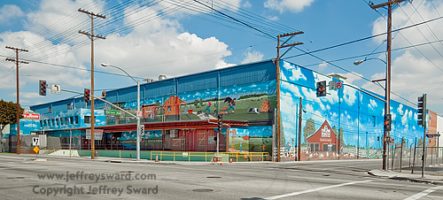 Farmer John Packing Plant Murals Los Angeles California Photograph by Jeffrey Sward