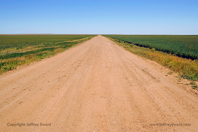 Dirt road in Kansas Simplicity Photograph by Jeffrey Sward